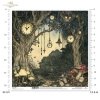 fantasy, surrealizm, baśniowy klimat, ilustracja, mroczny las, świat snów, kot, muchomor, grzyby, drzewa*fantasy, surrealism, fairytale atmosphere, illustration, dark forest, dream world, cat, toadstool, mushrooms, trees*Fantasie, Surrealismus, märchenhaf